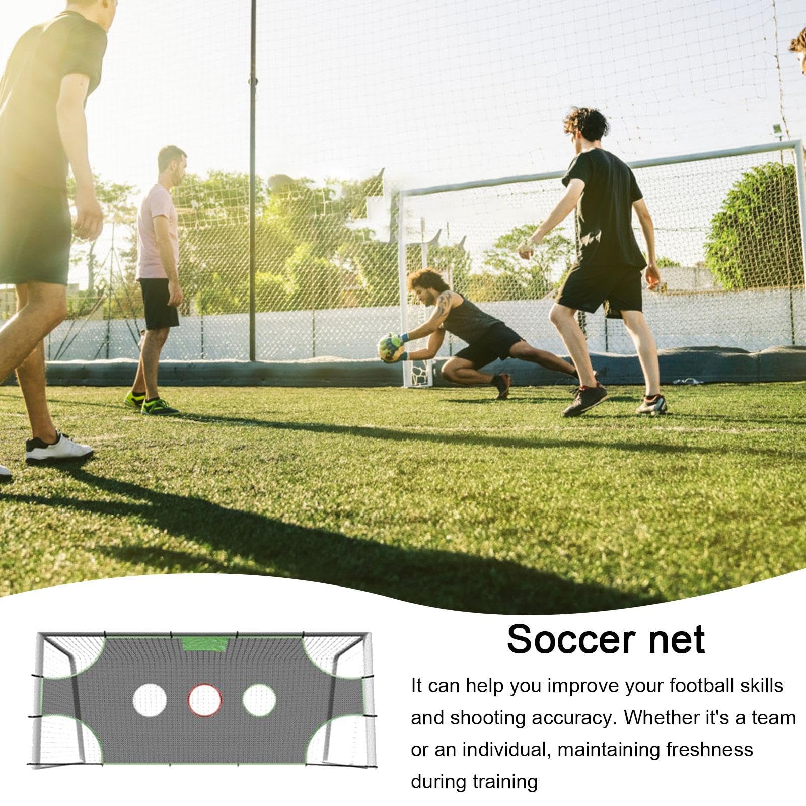 Fußballtor, Multisport-Zielnetz, Hilfsmittel Und Ausrüstung Für Übungen, Fußballschuss, Techniktraining, Für Kinder, Teenager Und Alle Altersgruppen