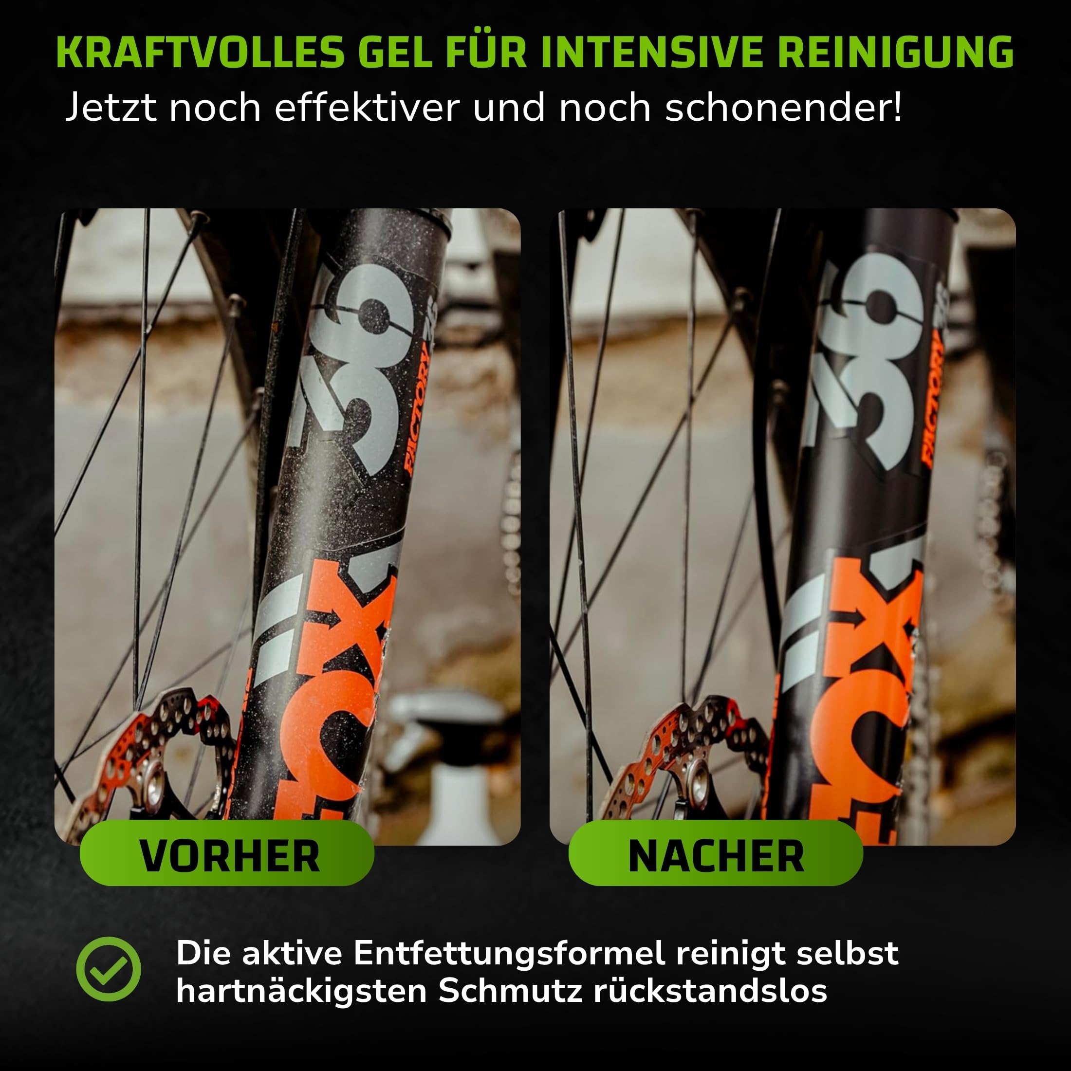 DR. WACK - F100 Fahrradreiniger 2 Liter - Reinigungsmittel für das gesamte Fahrrad - Effektives Fahrradpflegemittel - Reinigungsspray säurefrei & materialschonend - Hochwertige Fahrradpflege