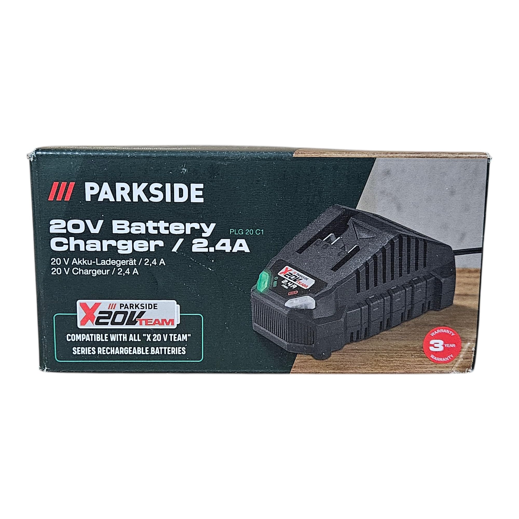 Parkside - PLG 20 A1 - Ładowarka kompatybilna z X20V Team - 65 W
