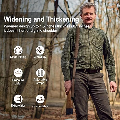 Miniatura 6 de VVAAGG Correa de paracaídas de dos puntos con giros, correa de paracaídas antideslizante para caza