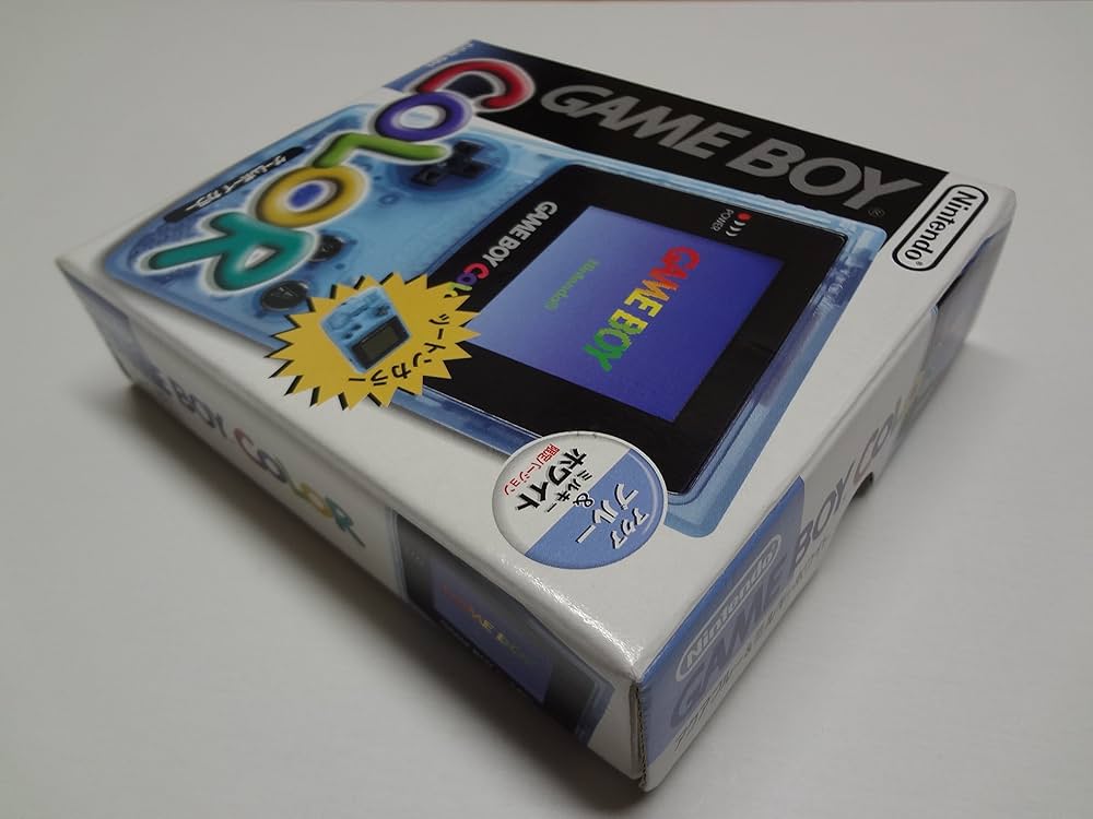 ゲームボーイ - 【画面傷なし】限定品 ゲームボーイカラー アクアブルー&amp;ミルキーホワイト ゲームボーイ - 【画面傷なし】限定品 ゲームボーイカラー