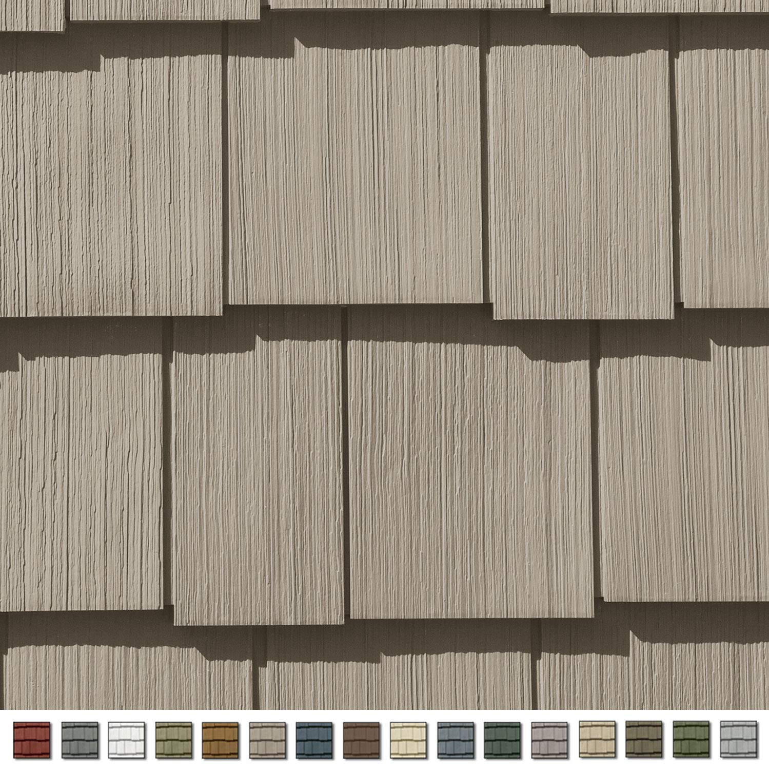CertainTeed Cedar Impressions Perfection Double 7 Inch Staggered Shingle Siding (1/2 Square)
