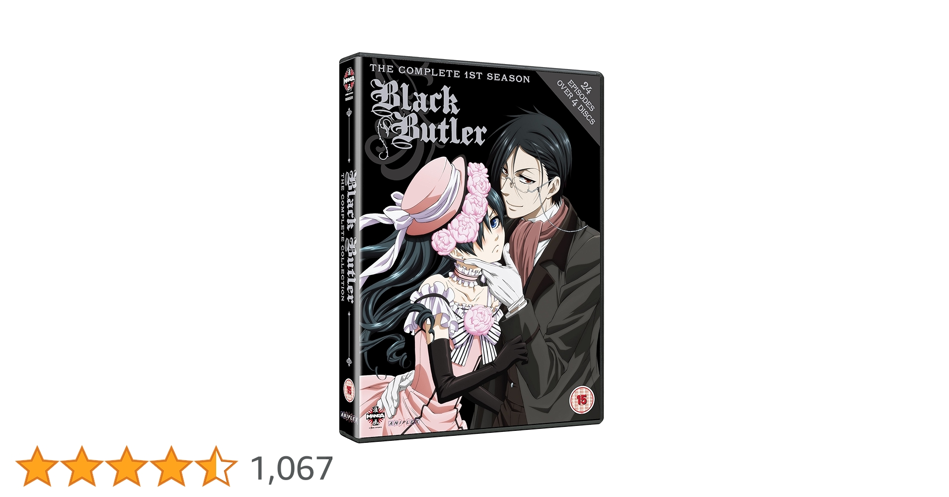 Amazon.co.jp: 黒執事 1期 コンプリート DVD-BOX (全24話+番外編1話