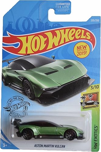 Miniatura 1 de Hot Wheels Aston Martin Vulcan, verde 235250 Exóticos 310