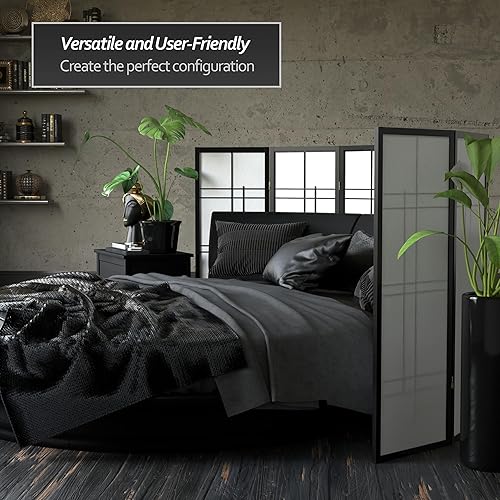 Miniatura 20 de Pantalla corta Eudes Shoji de 4 pies - Miel - 5 Paneles Miel,Negro -,Natural,Rosewood,https://www.amazon.com/dp/undefined