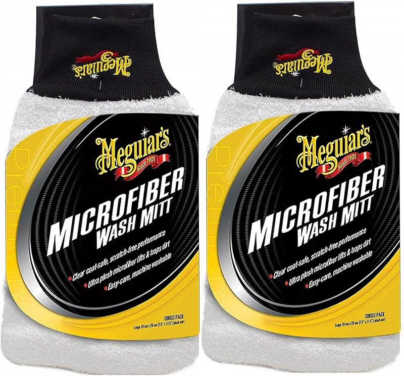 Meguiars X3002 Microfiber Wash Mitt ( 2 Pack)