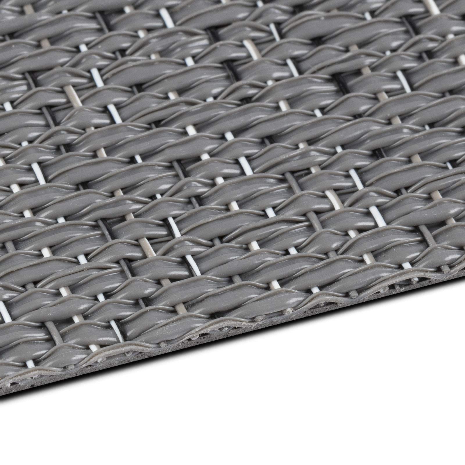 Floordirekt Geona - Tappetino Protettivo per Barbecue, per Barbecue a Gas e Barbecue a carbonella, per Esterni e Giardino, ignifugo, 90 x 120 cm