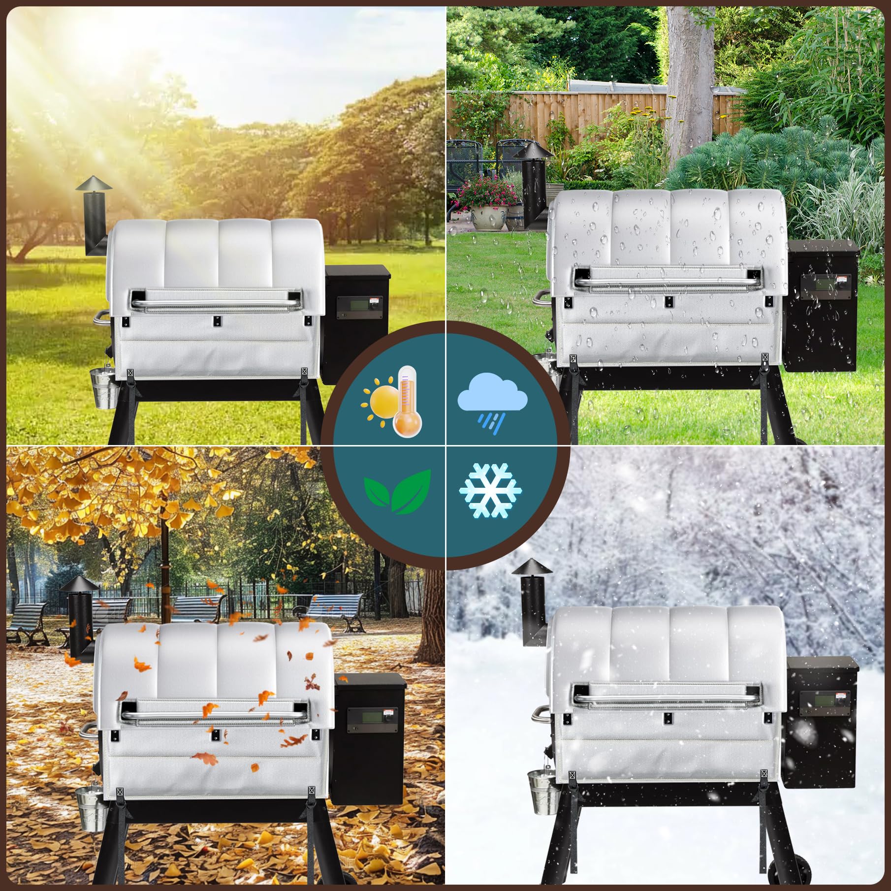 Traeger Ironwood Thermal Insulation Blanket Cover For Traeger Pro