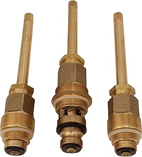 Repair Kit fits Gerber Tub and Shower Faucets, 3 Piece Set. For models 60, 80, 82, 100, 582, 642 and 800, 16 Point Broach - By plumb USA
