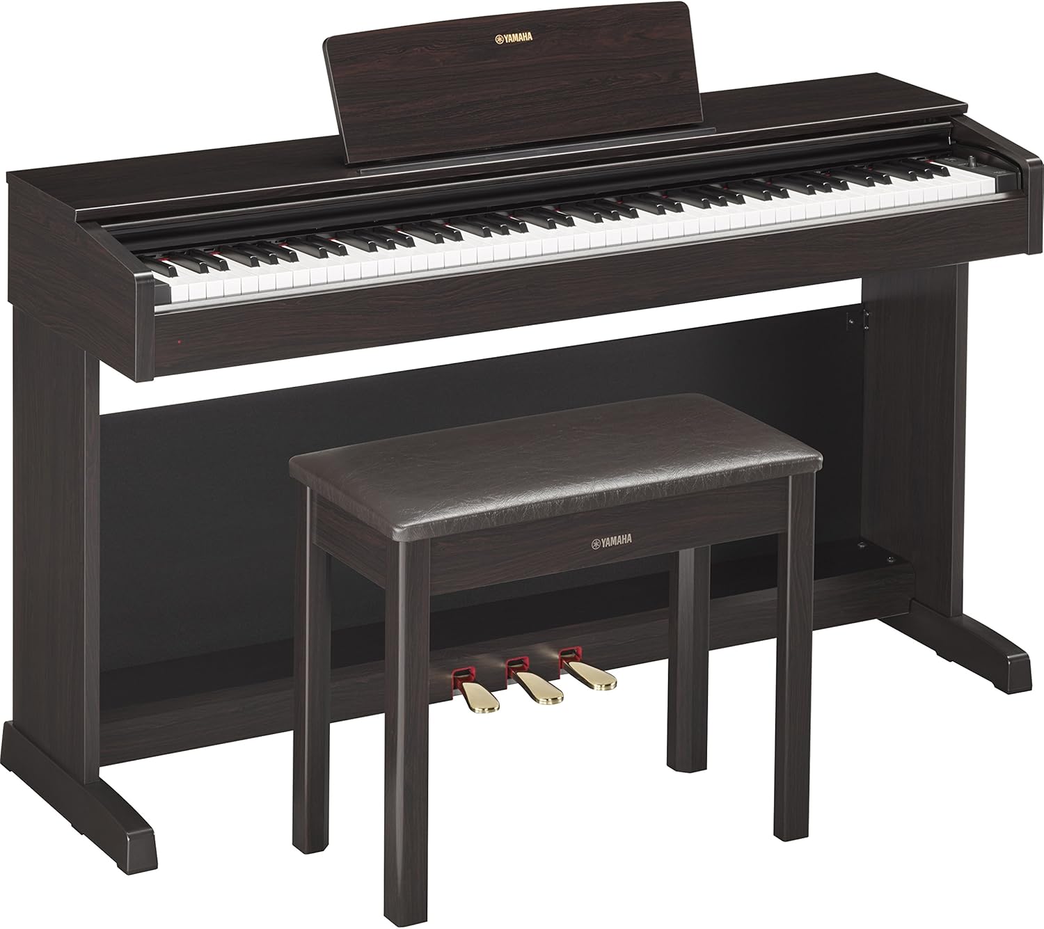 Yamaha YDP143R Arius Series Console Digital Piano with Bench, Dark Rosewood