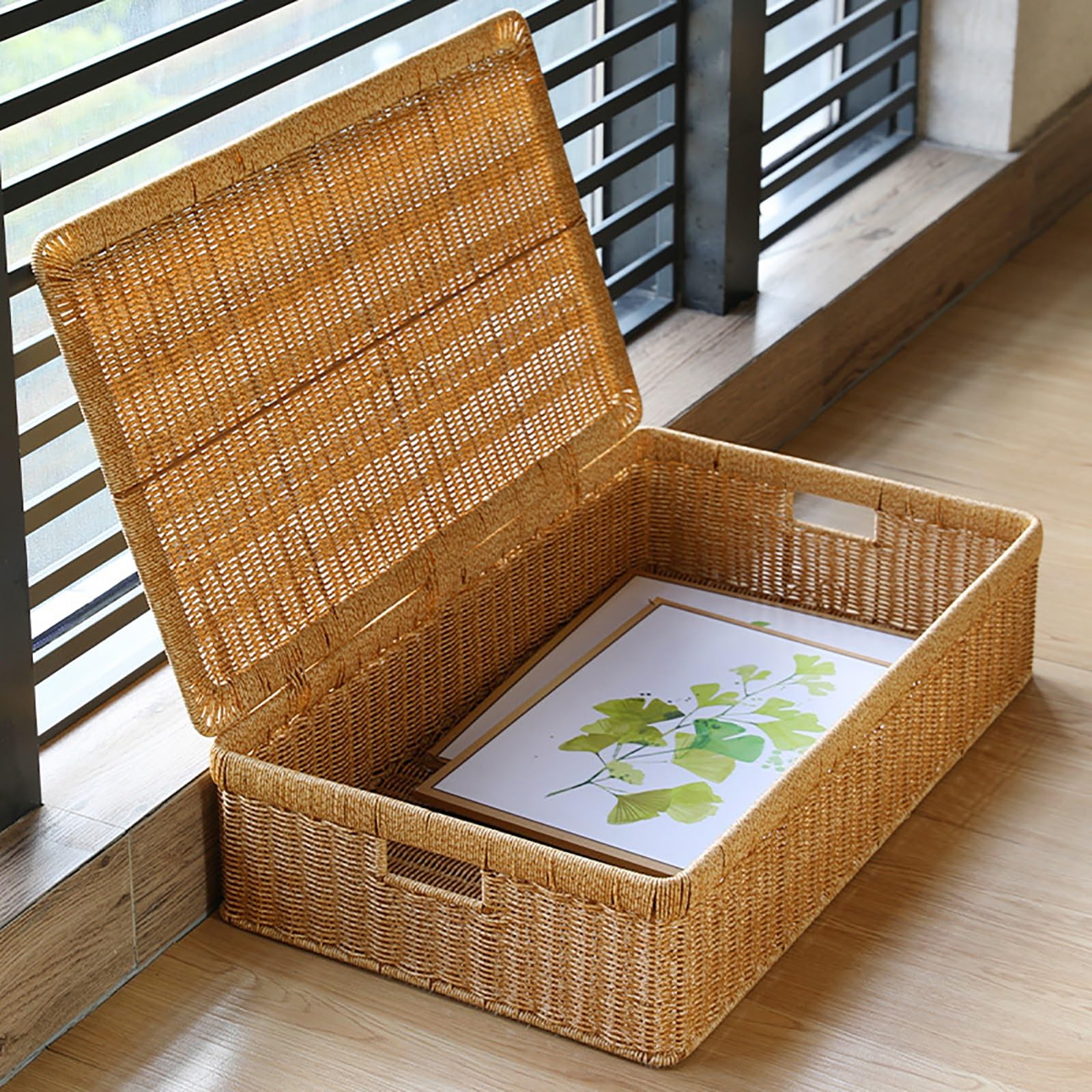 SHEPIN 10 stuks opbergdozen kunststof groot grijs 30 x 20 x 12 cm, opbergdozen met handvat, dozen opslag badkamer organizer box keukenkast plastic opbergmand en containers