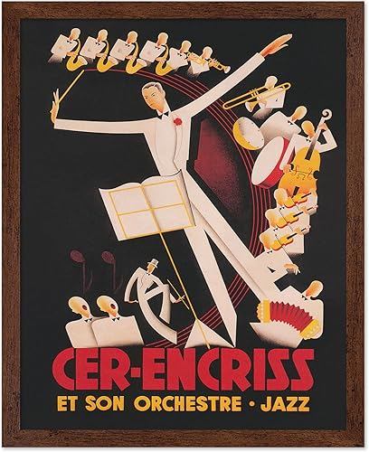 Vista 236 de Poster Master Póster de jazz vintage, impresión retro del festival de jazz de París, arte musical, regalo ideal para hombres, mujeres, músicos