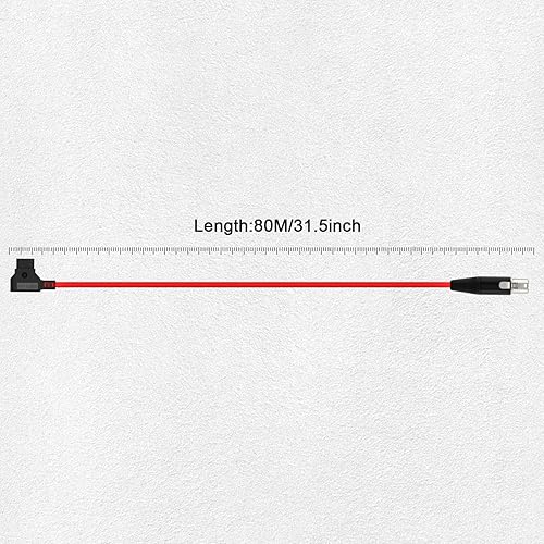 Miniatura 8 de Arri Rojo cámaras 12V TV Logie Monitor Power Cable dtap a Mini XLR 4Pin Female