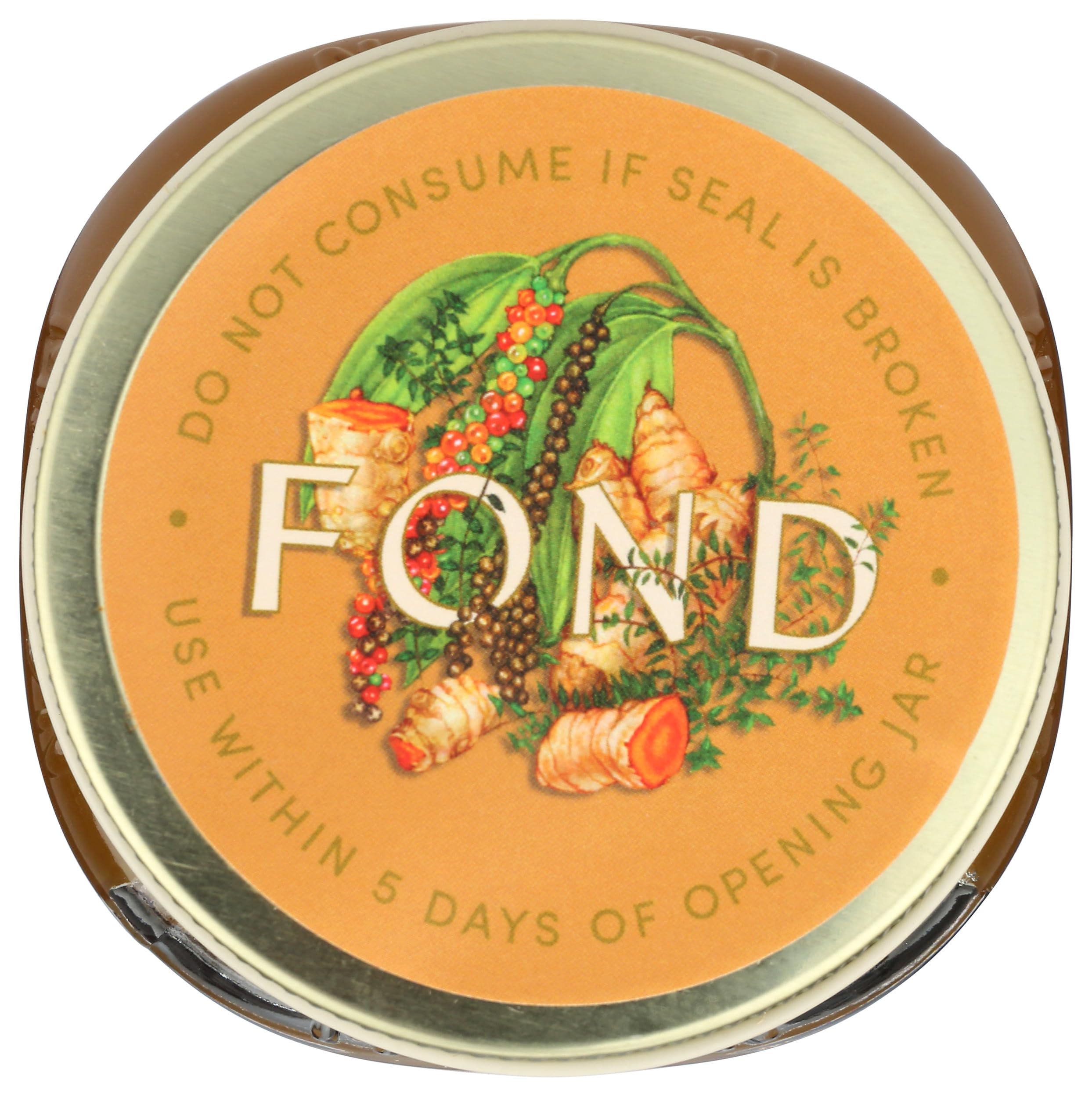 Fond, Bone Broth Chicken Turmeric Black Pepper, 14 Fl Oz