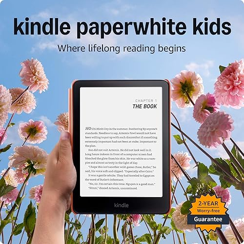 Tienda Kindle Paperwhite Kids 16 GB (último modelo). Pantalla más grande de 7 sin reflejos. Los niños leen una media de más de 1 hora al día con el