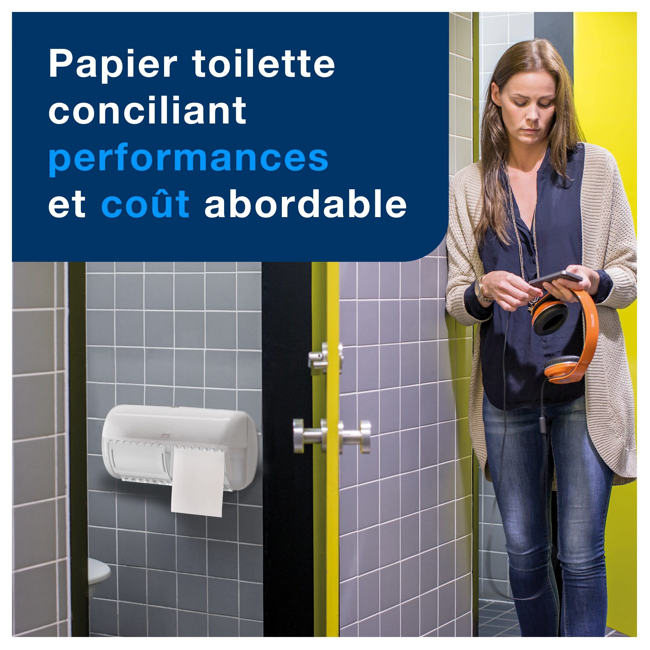 Tork Papier Toilette Rouleau traditionnel, T4, 110771, 30 x 400 feuilles