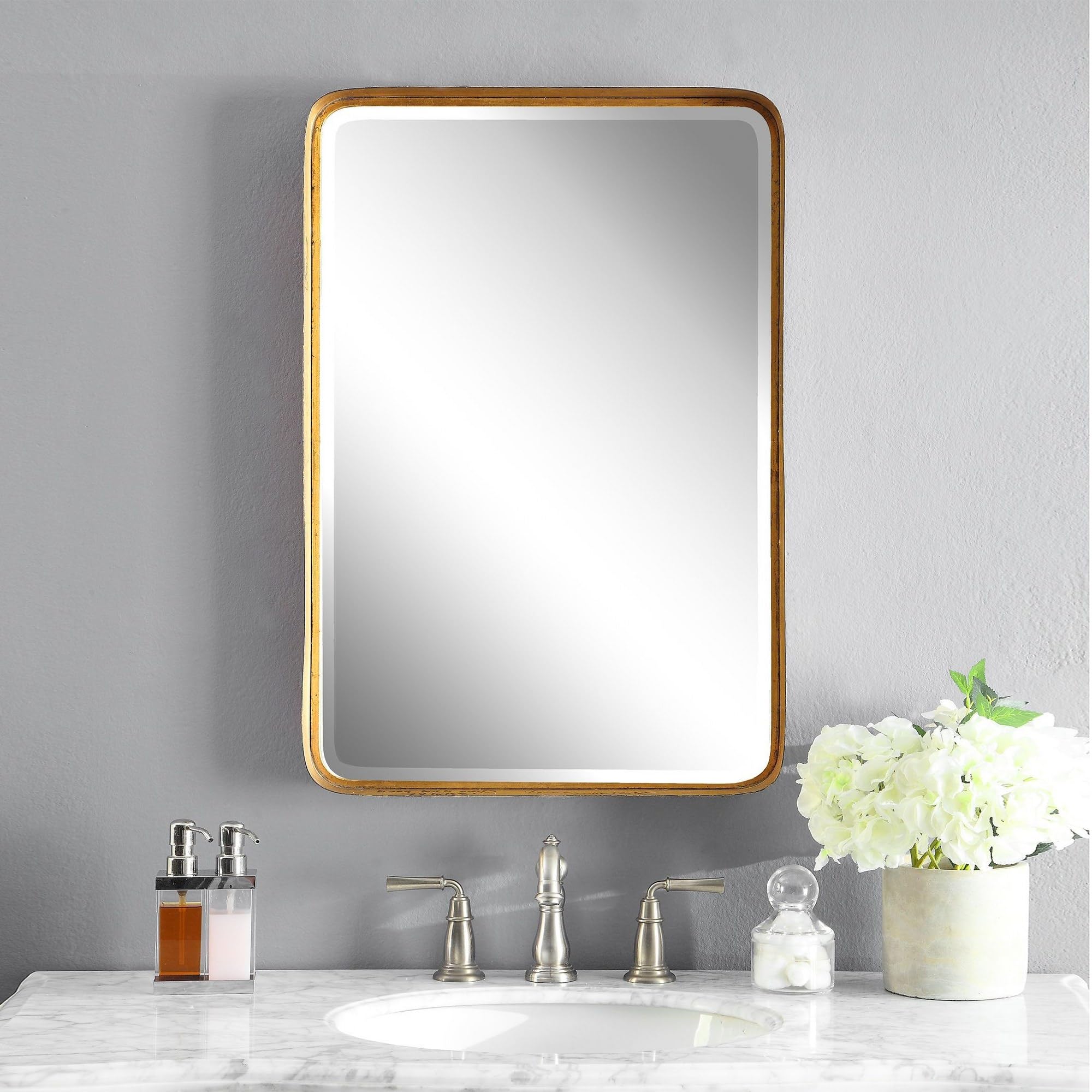 Amazon.com: Uttermost Crofton 30.25 Inch Mirror 13936 : Home & Kitchen