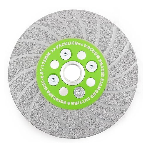 Disco de pulido de corte de cerámica 4-12 "muela abrasiva de diamante para biselar, pequeños cortes, rectificado, redondeo de bordes de