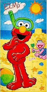 JPI Sesame Street Lola Sandcastle Beach Towel