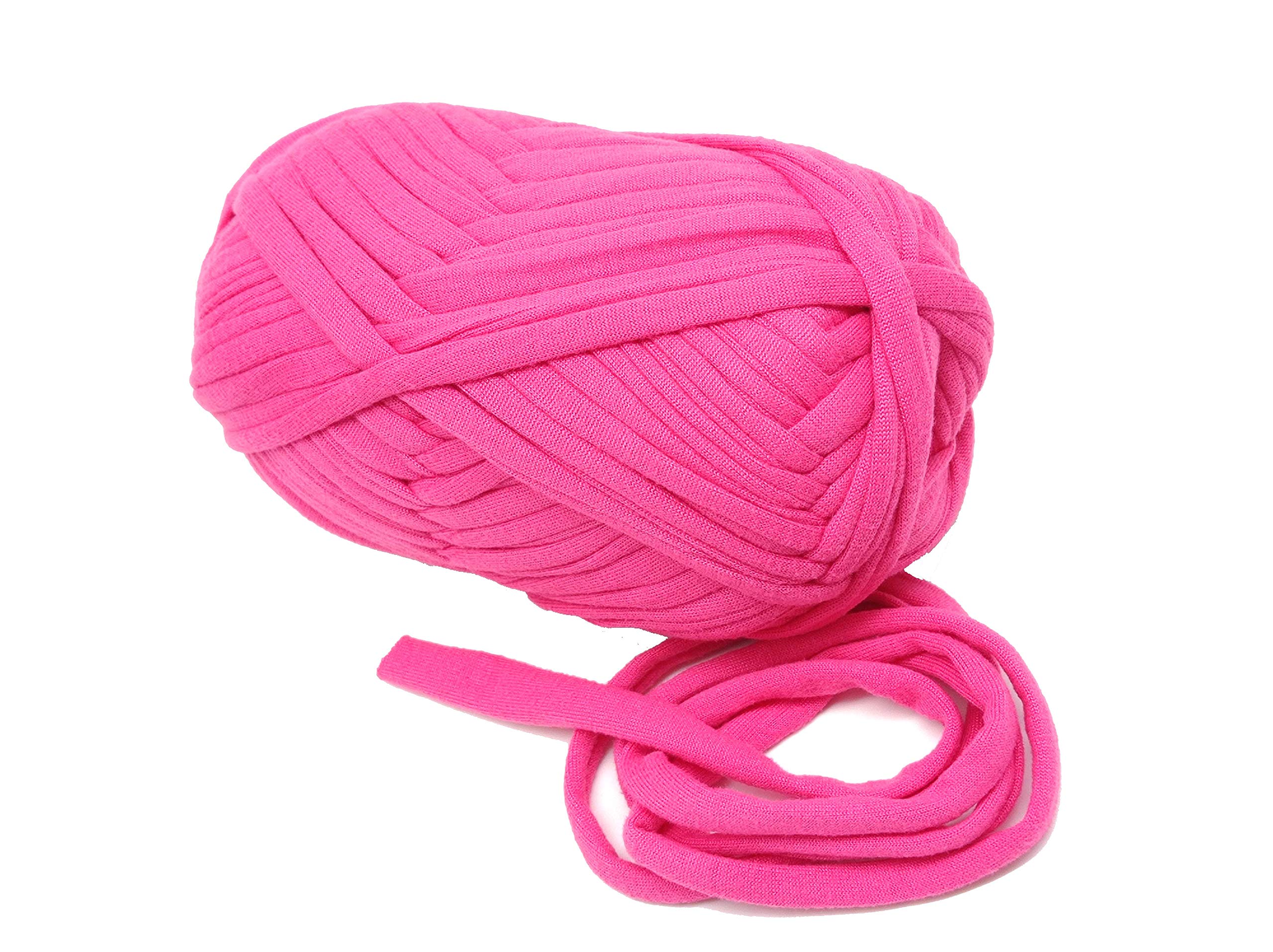 T-Shirt Yarn Carpet, Knitting Yarn for Hand DIY Bag Blanket Cushion Crocheting Projects TSH New 100 GMS (Magenta) (B08V5MGKSH) Amazon Price History, Amazon Price Tracker
