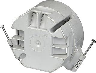 RACO 7824RAC Cable Ceiling Box, 4 Inch, Gray