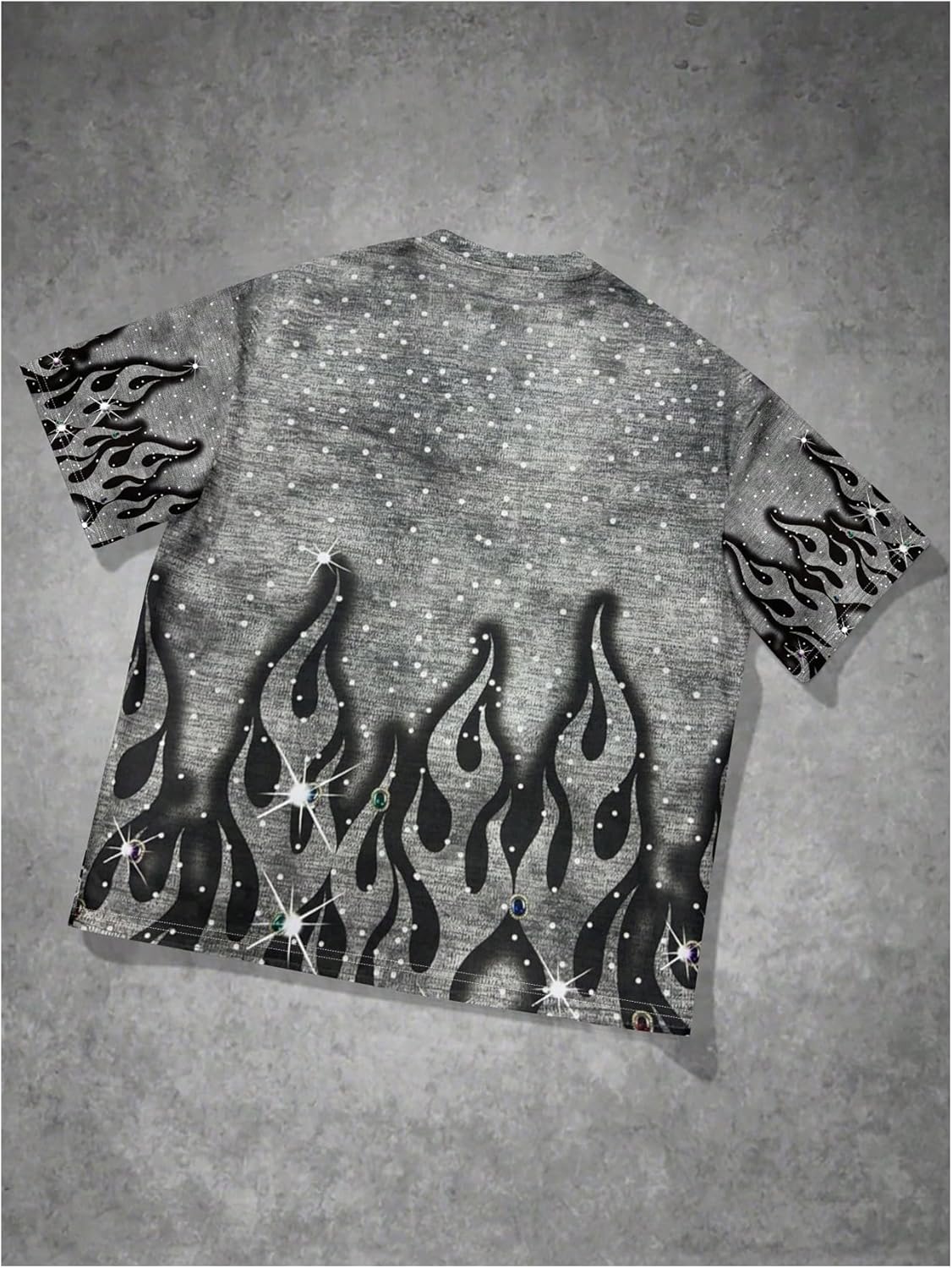 Boy's Letter Graphic Tees Short Sleeve Crewneck T Shirts Vintage Y2K Summer Tops Streetwear - Image 2