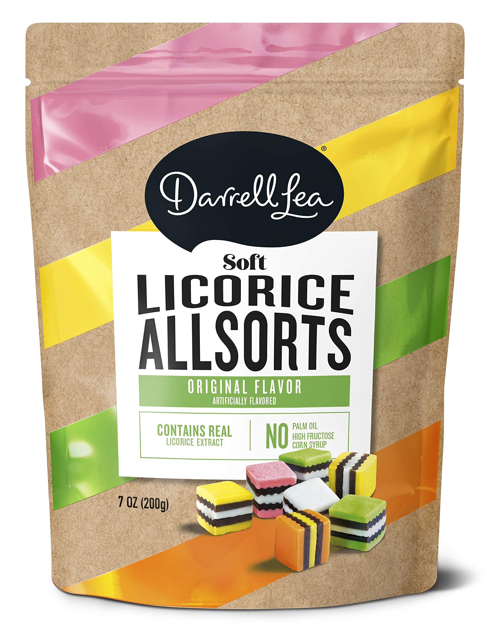 Darrell Lea Allsorts Soft Australian Made Licorice (8) 7oz Bags NON