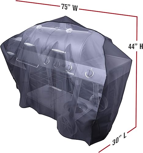 Miniatura 2 de Char-Broil 4626451P04V - Funda para ahumador (75 pulgadas), color negro