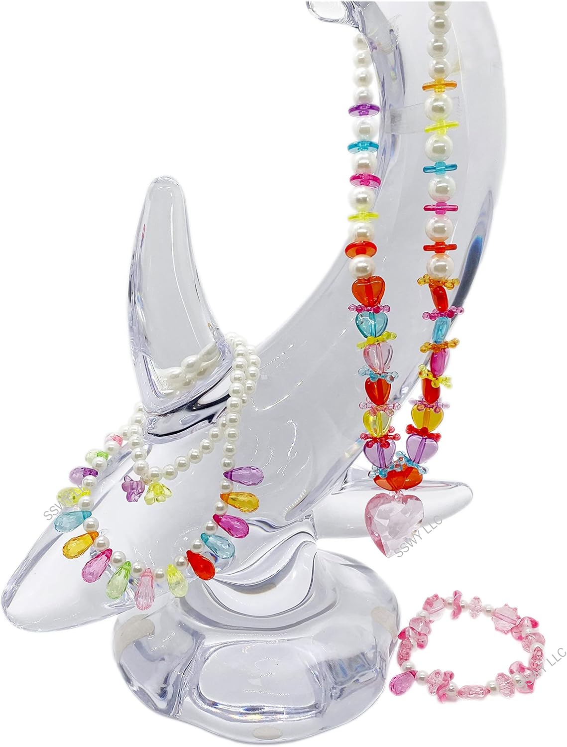 DAZZLINGKIT DIY Bracelet Making Kit for Kids Ages 6 to 12. Elastic Cord, Charms & Clasps – Perfect Jewelry Craft Kit for Girls, Personalized Bracelets & Gift Ideas - Image 6