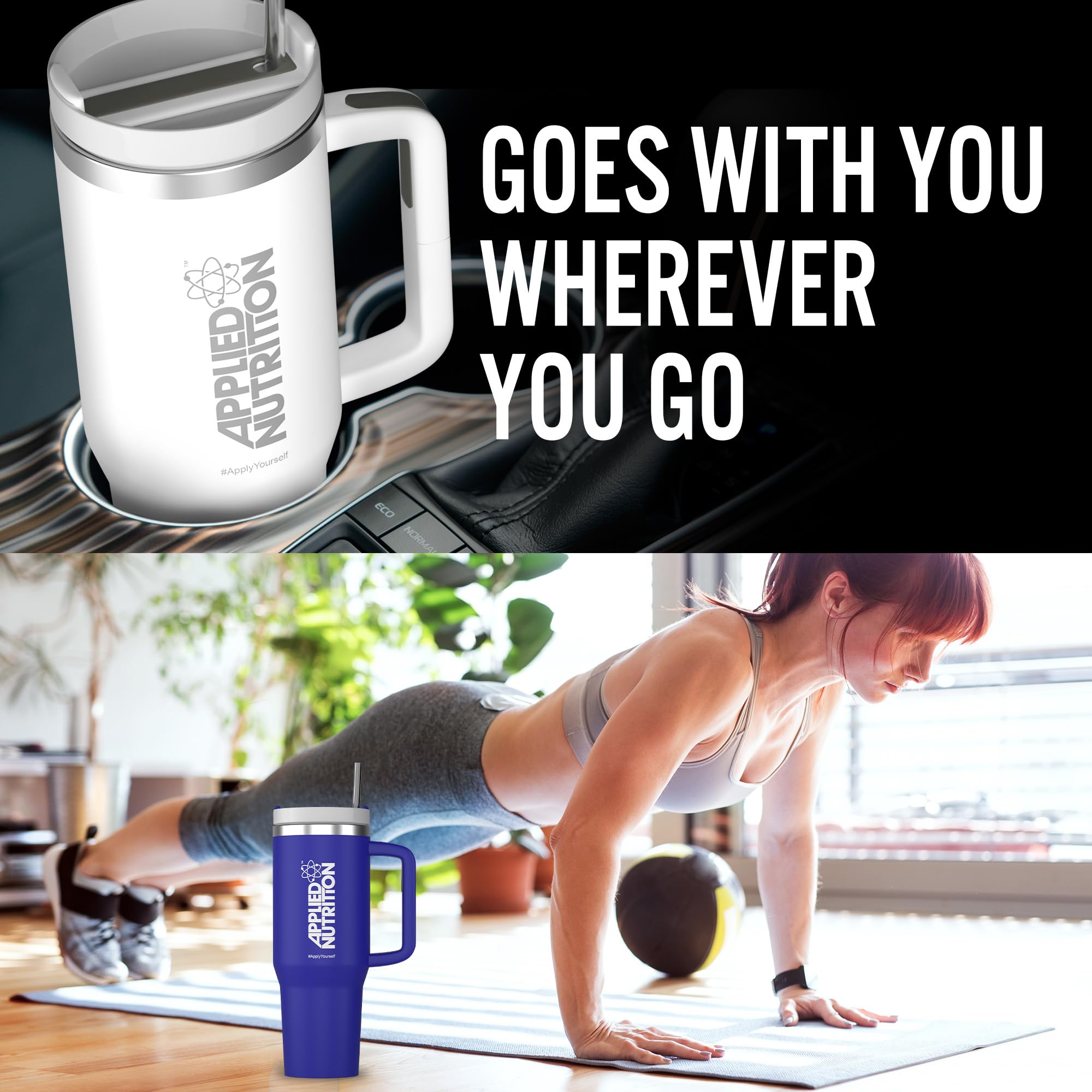 Applied Nutrition Title Cooler Tumbler Cup, High-Efficiency Insulation, Best Beverage Retention, Ultimate Convenience - Image 4