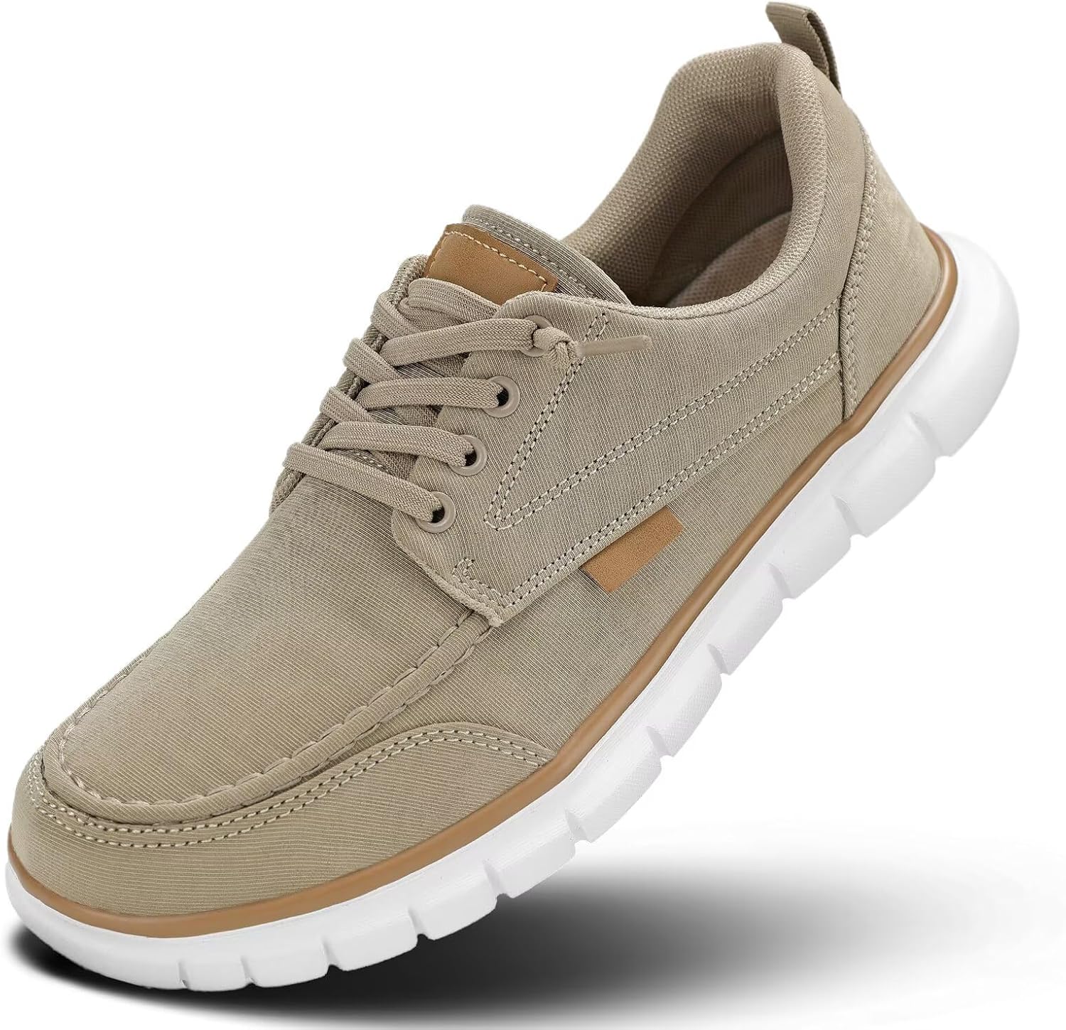 Mens Casual Loafers Boat Shoes Slip On Canvas Walking Fashion Dress Sneakers Comfortable Lightweight Oxfords Soft Sole
