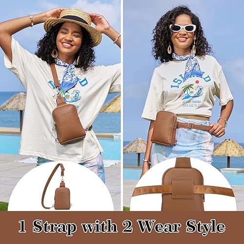 Miniatura 2 de Haytijoe Bolso bandolera pequeño para mujer, monederos de viaje antirrobo, bolsa cruzada para mujer, riñoneras