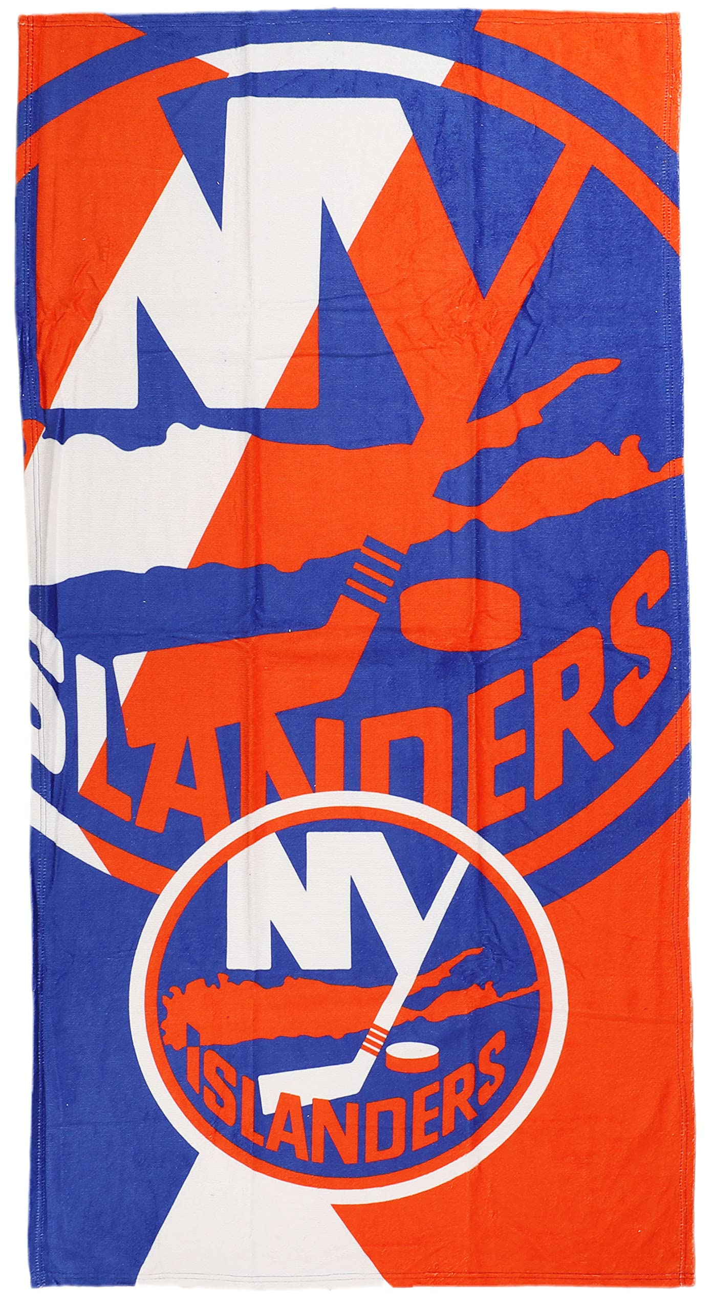 Northwest New York Islanders 30 x 60 inch Beach Towel, Puzzle Design
