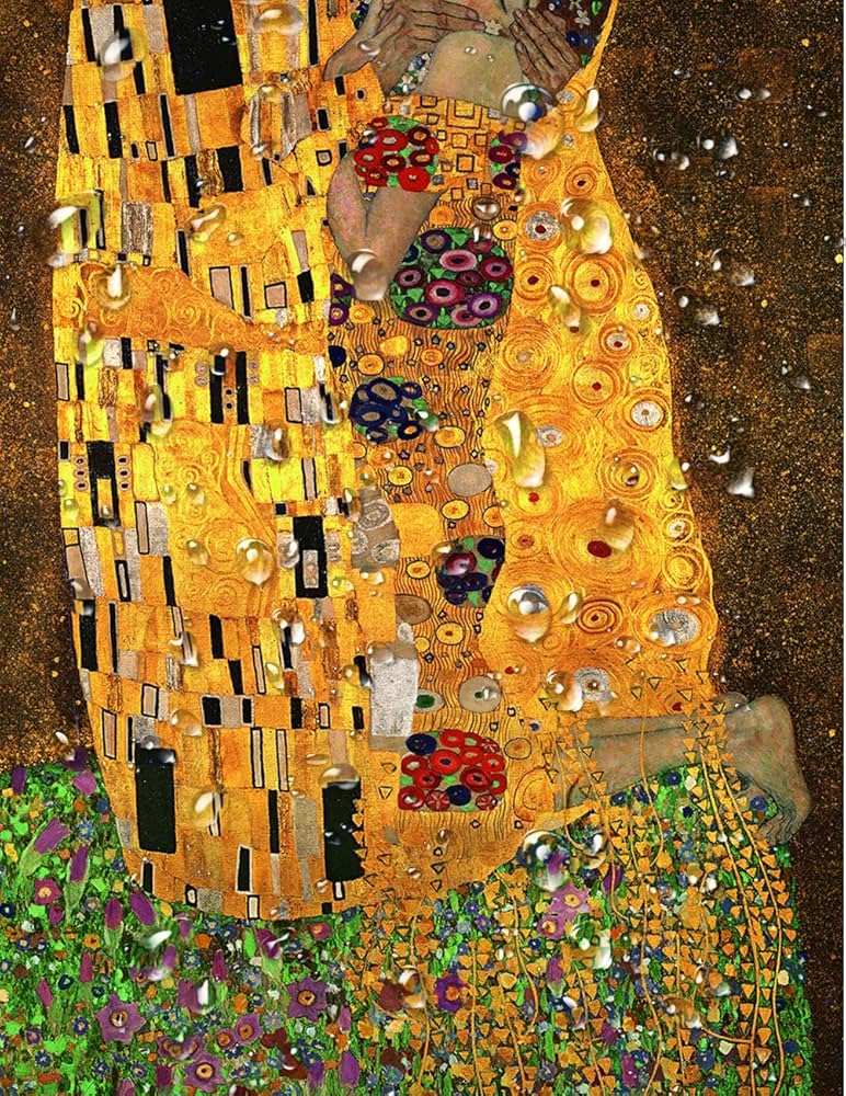 キャンバス プリントアート クリムト 接吻 キス 絵画 インテリア クリムト 接吻 キス ポスター グッズ 絵画 おしゃれ インテリア