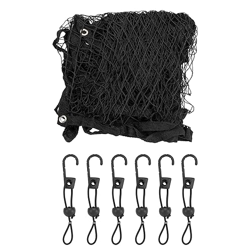 Miniatura 4 de CargoSmart Red ajustable para camioneta: red de carga para caja de camioneta ajustable a un tamaño máximo de 78 x 55 pulgadas, se adapta a la