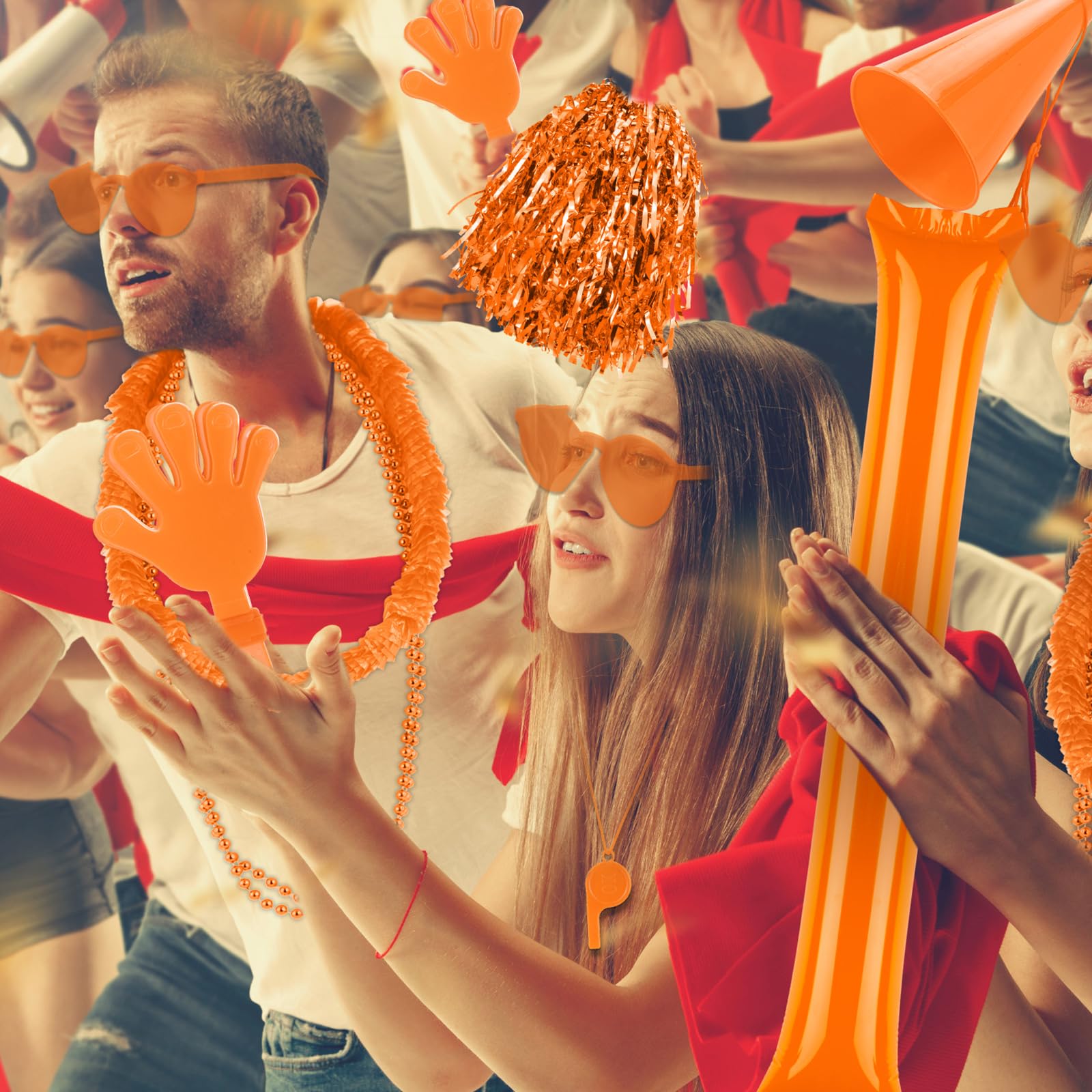 Soulchen Orange 180 Pcs Team Spirit Day Accessori per Eventi
