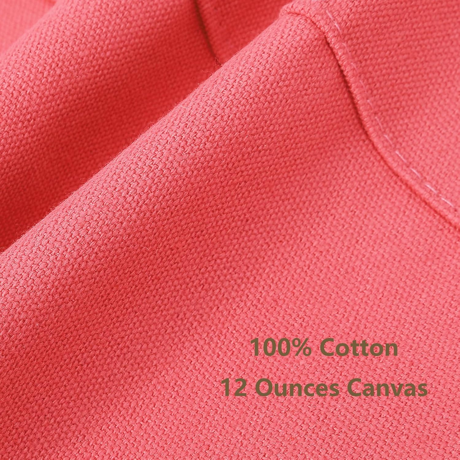 AFUN Chef Aprons for Women Men with Oversized Pockets, 12-Ounce Cotton Canvas Cross Back Water Repellent Apron (Pink) - Image 5