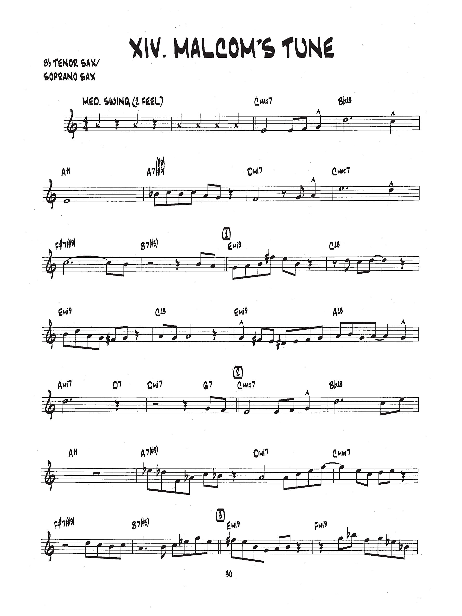 15 Easy Jazz, Blues & Funk Etudes: B-Flat Tenor Sax (Book & Online Audio) (Instrumental Series)