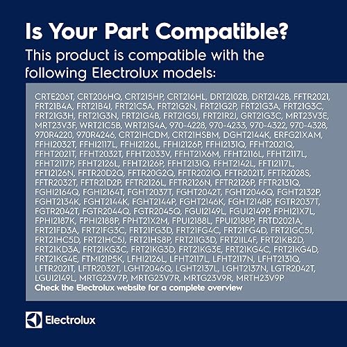 Miniatura 7 de Electrolux 240350609 Inserto de cubierta de cajón para refrigeradores, vidrio
