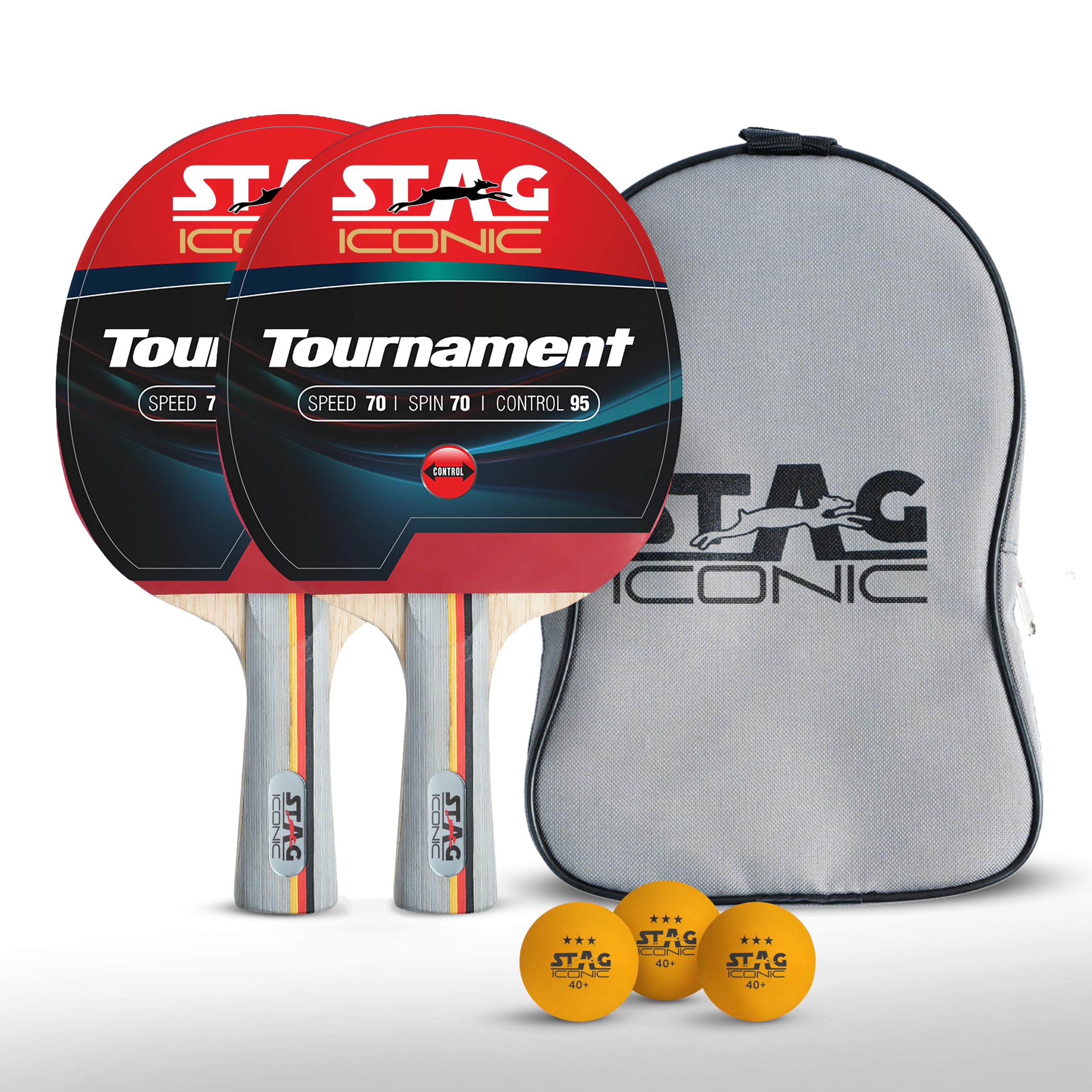 Stag Iconic Tournament Professional Table Tennis (T.T) Set Table Tennis Rackets and T.T Balls Included All in One Ping Pong Paddle Playset Table Game Accessories-image-39