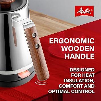 Melitta Precision Pour X Stainless Steel Gooseneck Electric Kettle