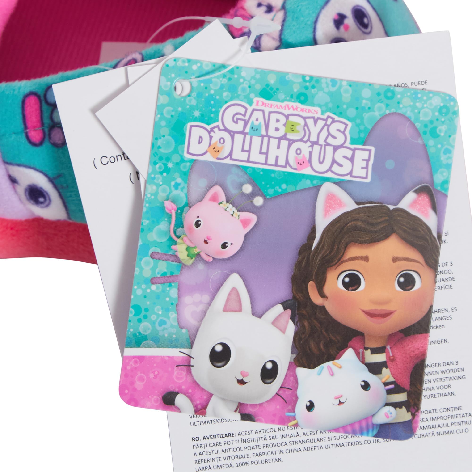 Gabby's Dollhouse Gabbys Pandy Paws Pantoufles à enfiler pour fille