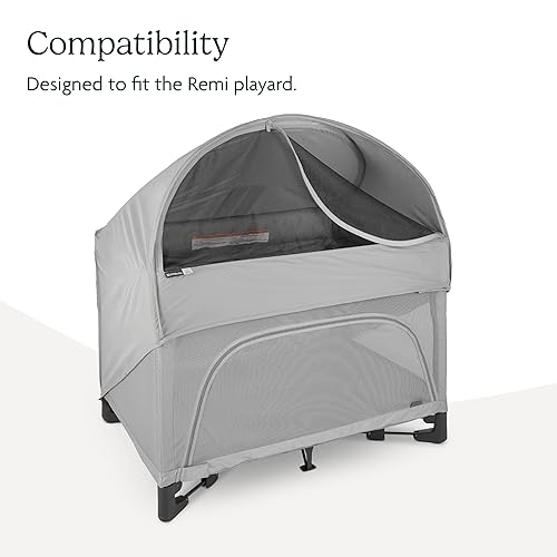 Miniatura 6 de UPPAbaby Remi Canopy - Protección contra el sol + insectos, cubierta ventilada para uso en interiores o exteriores, se pliega de forma compacta para