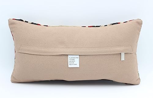 Miniatura 4 de Throw mini kilim pillow 8x16 inch modern Colorful Xsmall pillow striped Boho design Turkish Chair pillow Tiny Trendy Oblong Cushion Cover Tribal