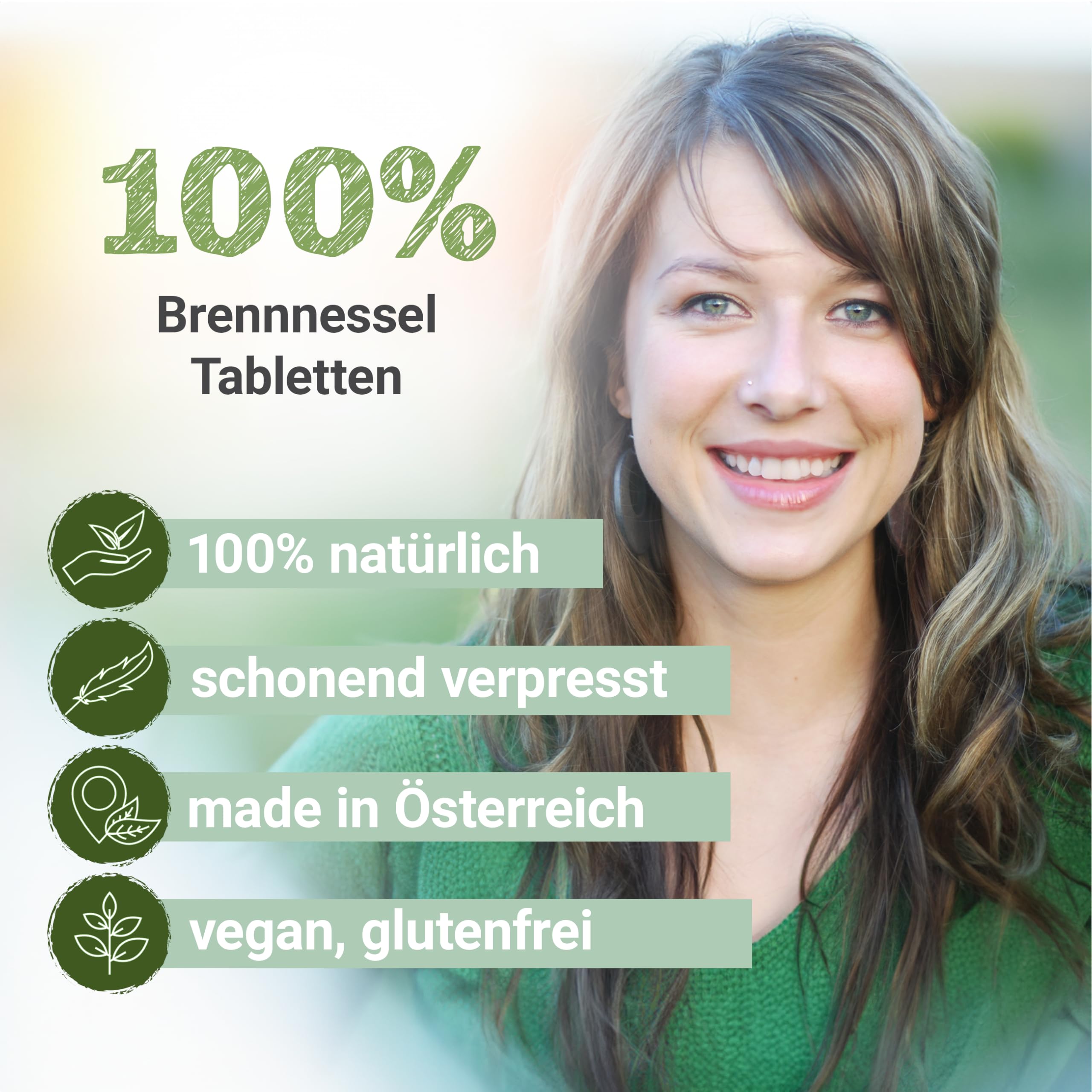 Brennessel Tabletten 600mg | 190 Tabletten Urtica dioica | Tabletten statt Kapseln | Gemeine Nessel, Große Nessel, Grosse Brennnessel