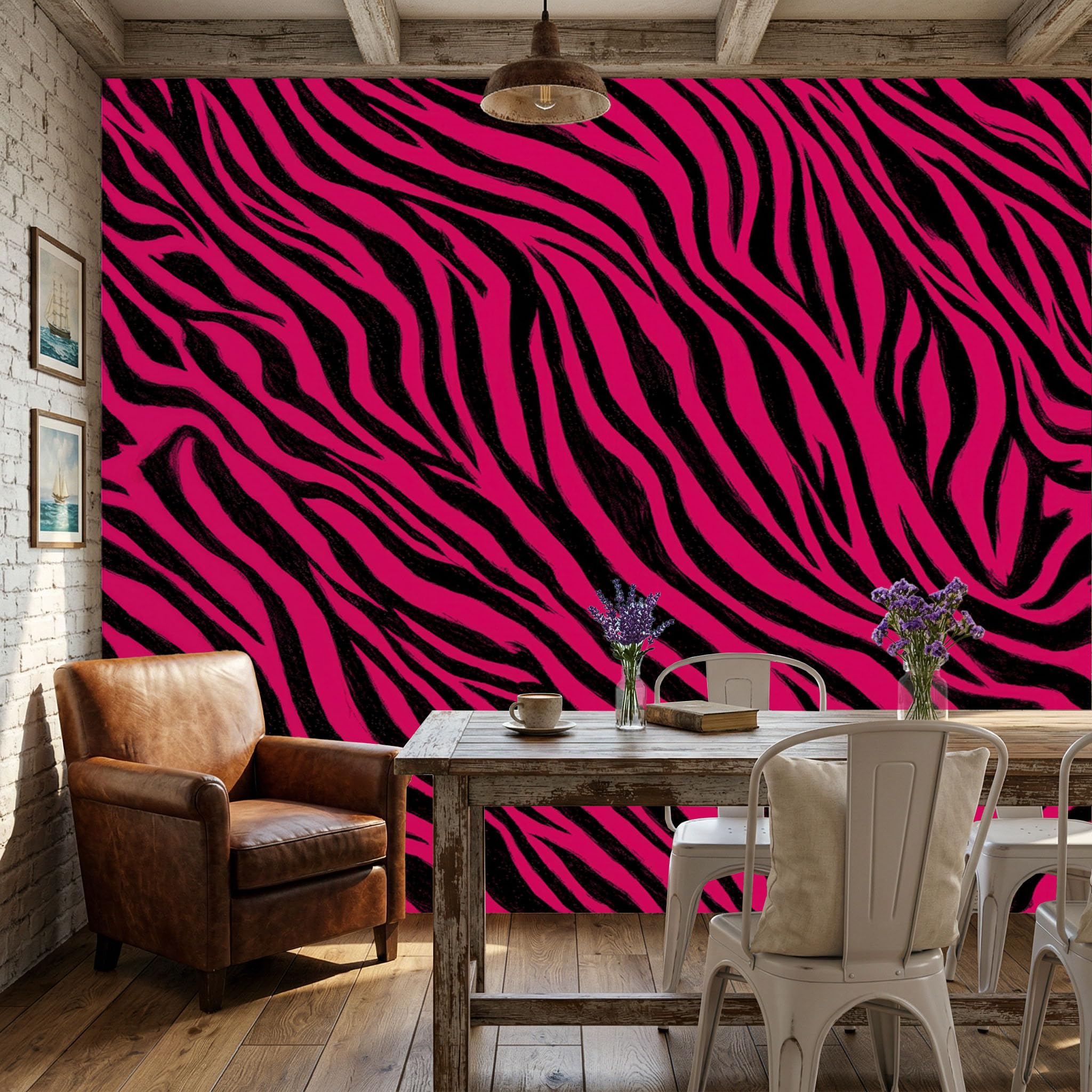 Papier peint mural 3D moderne pour transformer facilement un mur blanc