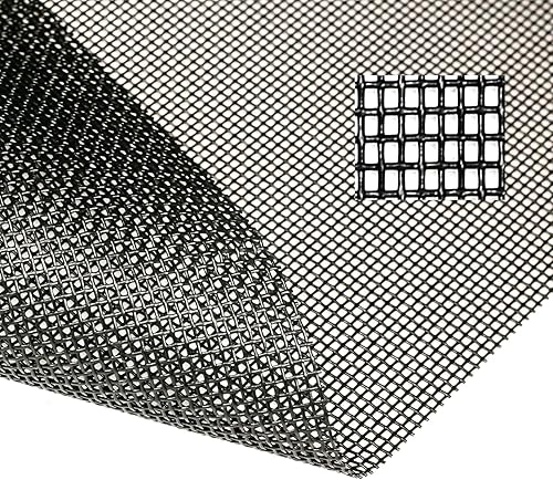 Miniatura 10 de Malla de Reemplazo para Ventana a Prueba de Mascotas, 39" x 100" Empaque Enrollado Engrosada Mejorada Malla Mosquitera Color Carbón DIY