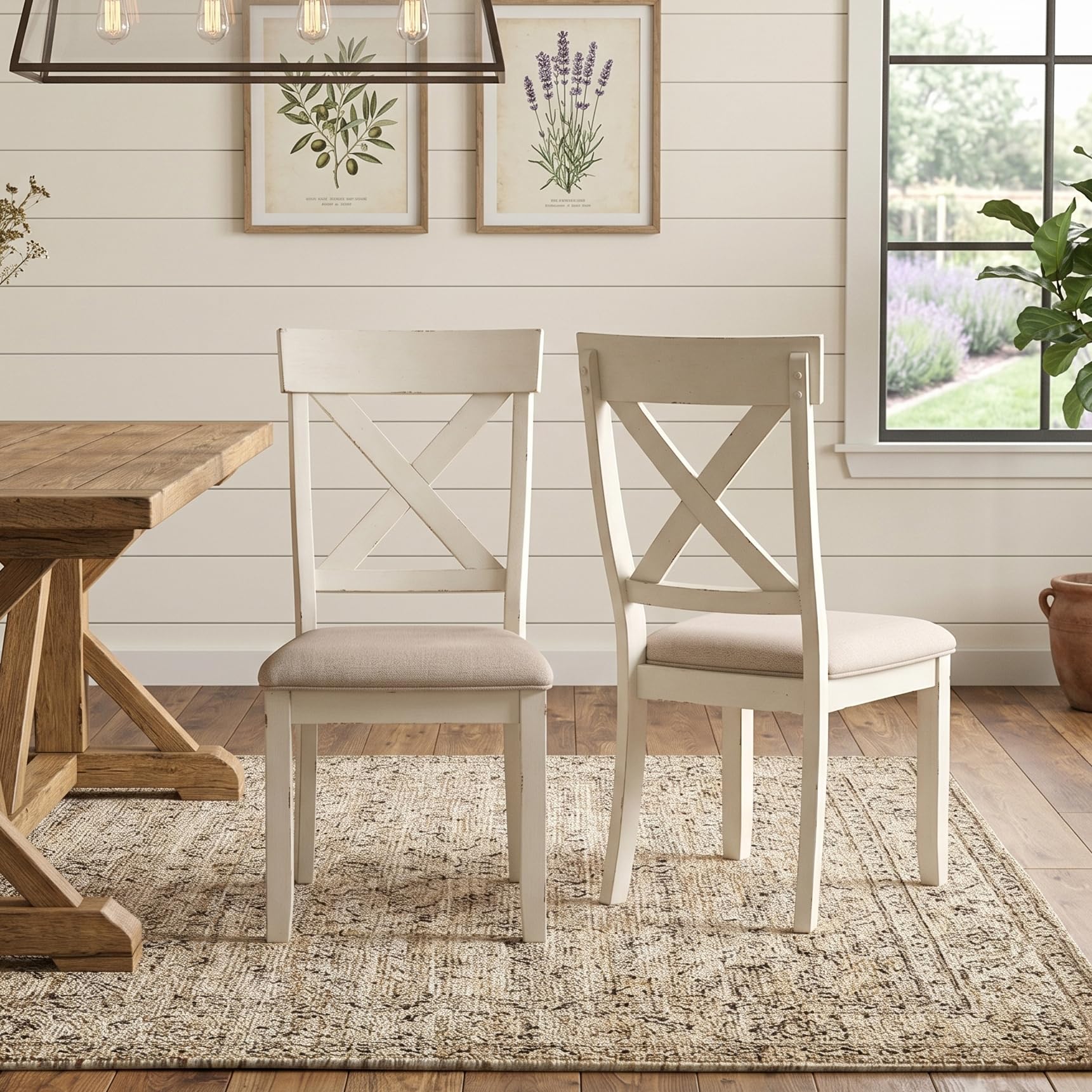 Roundhill Prato Cross Back Chairs