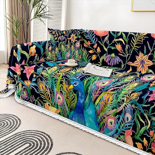 Vista 59 de Funda de sofá con estampado de margaritas, fundas de sofá resistentes a las manchas, protector universal de muebles