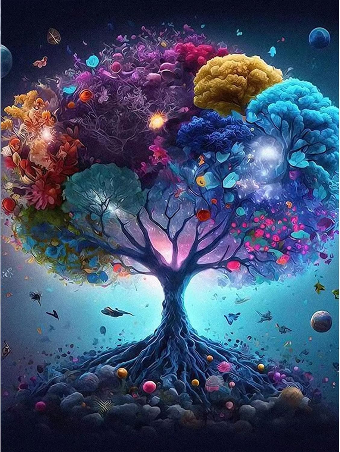 Aestalrcus Paint by Number for Adults,Tree Painting by